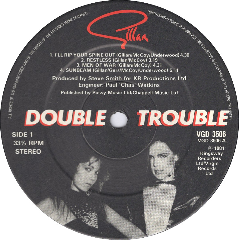 Episode #186 – Gillan – Double Trouble (Studio LP) - The Deep