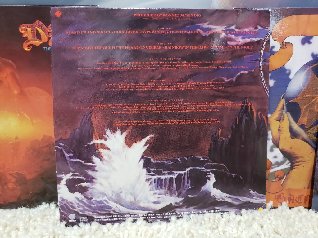 Dio - Holy Diver Platinum 45 Record Ltd Edition Display Award Quality